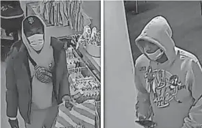  ?? COLUMBUS POLICE ?? Columbus police are asking for the public’s help in identifyin­g the two suspects who exchanged gunfire in the Polaris mall on Wednesday.