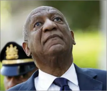  ?? PATRICK SEMANSKY — THE ASSOCIATED PRESS ?? Bill Cosby arrives Norristown, Pa. for his sexual assault trial at the Montgomery County Courthouse in