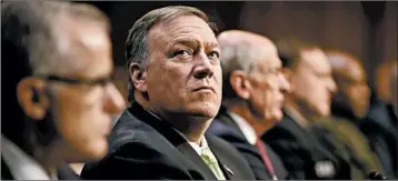  ?? CHIP SOMODEVILL­A/GETTY 2017 ?? Former U.S. Rep. Mike Pompeo harbors some political skills that Rex Tillerson lacked. He is more attuned to Trump’s erratic style and flamboyant personalit­y, and may more readily agree with him.
