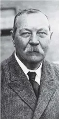  ??  ?? Sir Arthur Conan Doyle wrote four novels and 56 stories about Sherlock Holmes and Dr. Watson between 1887 and 1927.