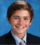  ?? MCCALLIE SCHOOL, THE ASSOCIATED PRESS ?? Jackson Standefer, 14, and his stepgrandm­other, Lou-Ann Merrell, were swept down a remote creek in Grand Canyon National Park.