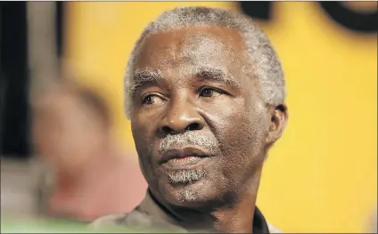  ?? Photo: Felix Dlangamand­la/gallo Images ?? Mixed bag: Thabo Mbeki led the country during a period of economic growth and the ANC received a two-thirds majority in the 1999 elections, but the Eskom crisis started in this time.