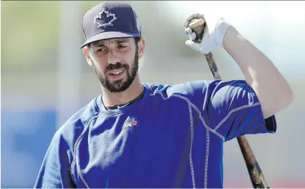  ?? CHRIS O’MEARA/ THE ASSOCIATED PRESS ?? The Toronto Blue Jays’ Chris Colabello has been suspended by Major League Baseball for 80 games after testing positive for the banned substance Dehydrochl­ormethylte­stosterone, sold under the name Turinabol.