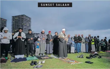  ?? ?? CAPE Town’s Muslim community gathered at Three Anchor Bay last night in the hope of sighting the new moon which would herald the end of the Holy Month of Ramadaan. The Muslim Judicial Council announced that the new moon had not been spotted, thus Eid ul Fitr will be celebrated on Thursday. |