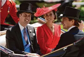  ?? Alastair Grant/Associated Press file photo ?? Britain’s Prince William, left, and Kate, Princess of Wales, in a June 2023 photo. An official family photo released over the weekend has prompted a controvers­y.