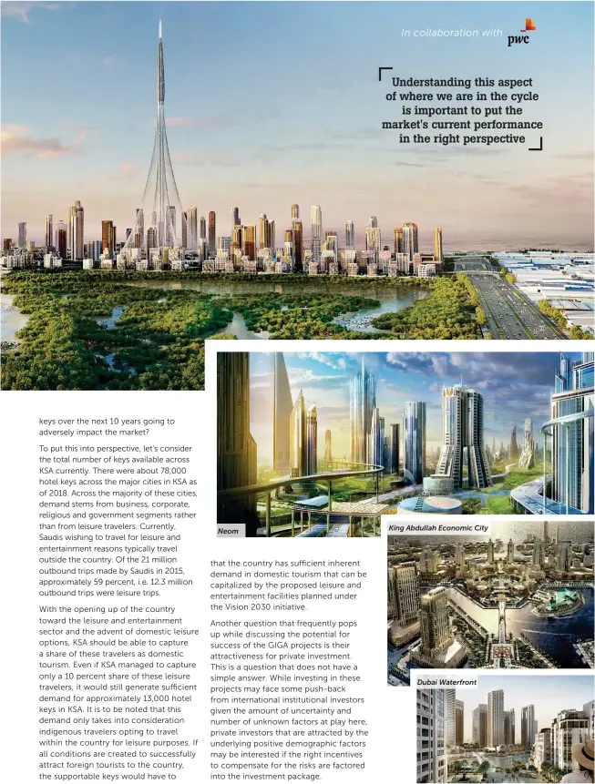  ??  ?? Neom King Abdullah Economic City Dubai Waterfront