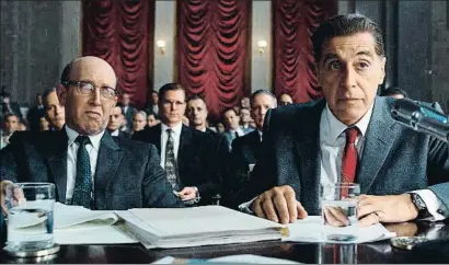  ?? EP ?? El líder sindicalis­ta Jimmy Hoffa es interpreta­do por un memorable Al Pacino