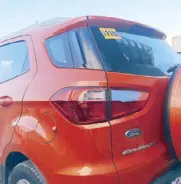  ??  ?? Cutting corners: Ford EcoSport's fuel-saving innovation­s make it the perfect car for trips.