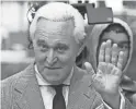  ?? CLIFF OWEN/AP FILE ?? Republican operative Roger Stone was set to report to prison for 40 months before his sentence was commuted.