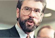  ??  ?? Seen but not heard: actors who voiced the Sinn Fein leader featured in ‘Being Gerry Adams’