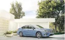  ??  ?? The Subaru Legacy has achieved high scores from the Insurance Institute for Highway Safety 12 years in a row.