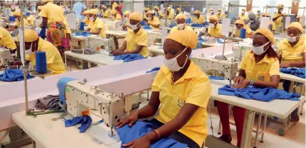  ?? ?? The establishm­ent of C&H in Kigali Special Economic Zone has greatly aided Rwanda’s national manufactur­ing capacity