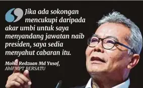  ??  ?? Mohd Redzuan Md Yusof,