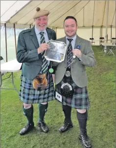  ?? 16_T35_Argyllshir­e Gathering_30 ?? Alex Gandy, a financial adviser from Dartmouth, Nova Scotia, won the A Grade March and A Grade Strathspey and Reel.