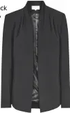  ??  ?? Black jacket, £185, reiss. com