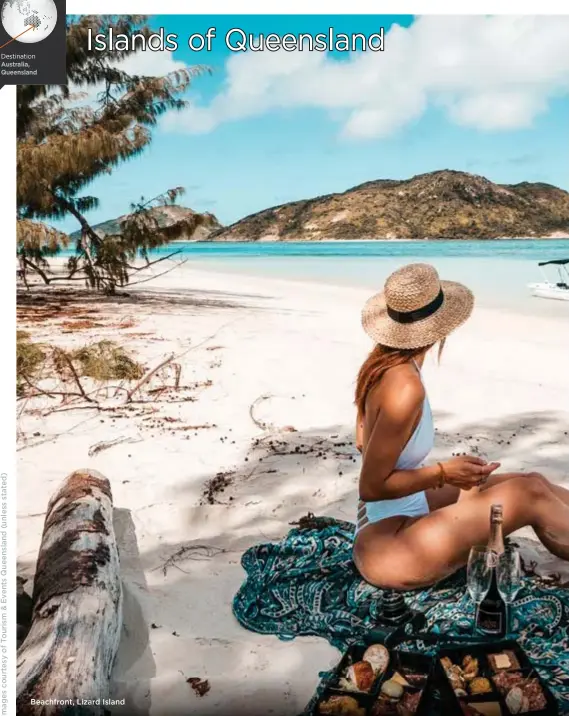  ??  ?? Beachfront, Lizard Island