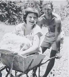  ??  ?? Cec with his wife Georgina Butler, who he married in 1952.