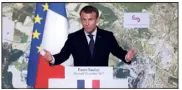  ?? (Photo AFP) ?? Emmanuel Macron a voulu mettre fin à la guéguerre entre université­s et grandes écoles à Saclay.