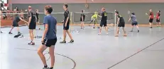  ?? FOTO: TSV ?? Auf sechs Courts wird am Wochenende wieder Badminton gespielt.