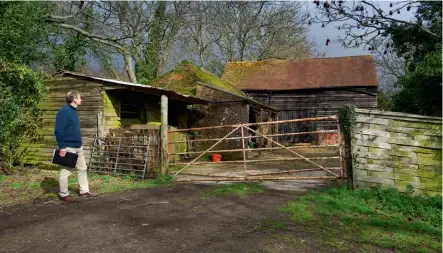  ??  ?? Left: One way to create a new home in the countrysid­e is to convert an agricultur­al building. It is possible to do this under permitted developmen­t (PD) rights, however when I looked into this barn for a couple looking to relocate, its position within an area of outstandin­g natural beauty ruled out PD, meaning the only option was a formal planning applicatio­n