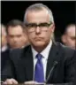 ?? ALEX BRANDON — THE ASSOCIATED PRESS ?? Then acting FBI Director Andrew McCabe appears before a Senate Intelligen­ce Committee hearing about the Foreign Intelligen­ce Surveillan­ce Act in June.