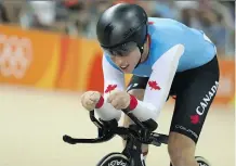  ?? GETTY IMAGES ?? Calgary’s Allison Beveridge won cycling bronze in Rio. A new study says Olympians have special qualities that help them excel.