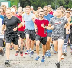  ?? Picture: Matthew Walker FM14058711 ?? The Malling race saw a field of 242 line up, with Christophe­r Humphreys first home