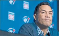  ?? TARA WALTON TORONTO STAR FILE PHOTO ?? The Blue Jays announced they will remove Hall of Famer Roberto Alomar’s name from the Level of Excellence.