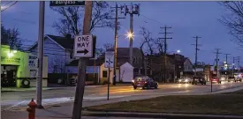  ?? JOSHUA A. BICKEL / COLUMBUS DISPATCH ?? Columbus police officer Randall Mayhew once patrolled Columbus’s west side (pictured). Mayhew, 49, was charged with soliciting prostituti­on and derelictio­n of duty in Franklin County Municipal Court. He pleaded guilty under a plea agreement to the derelictio­n charge.