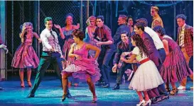  ??  ?? BOTTOM: The cast of Lyric Theatre’s “West Side Story” perform “The Dance at the Gym.” [PHOTOS PROVIDED BY KO RINEARSON]