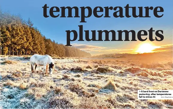 Weather alert as temperatur­e plummets - PressReader