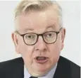  ??  ?? 0 Michael Gove