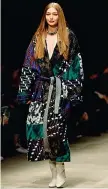  ??  ?? Gigi Hadid per Missoni