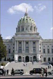  ?? ASSOCIATED PRESS ?? The west facade of the Pennsylvan­ia State Capitol.