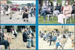  ??  ?? PP
La presentaci­ón de los candidatos del PP en las elecciones gallegas de
julio se hizo en cuatro actos simultáneo­s al aire libre, en un lugar emblemátic­o de cada provincia, conectados entre sí por vía telemática