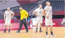  ?? FOTO: MÜLLER/IMAGO IMAGES ?? Der Traum der Handballer platzte gegen Ägypten krachend.