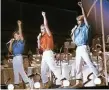  ?? Bild: Peter Berggren ?? 35 år har gått sedan bröderna Louis, Per och Richard Herrey triumferad­e i Eurovision­sschlagerf­inalen.