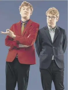  ??  ?? 0 James Acaster and Josh Widdicombe co-present Hypothetic­al