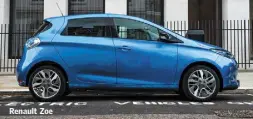  ??  ?? Renault Zoe