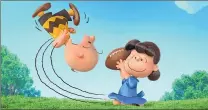  ?? TWENTIETH CENTURY FOX ?? Charlie Brown and Lucy play in “The Peanuts Movie.”