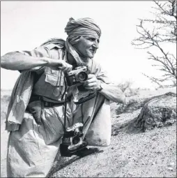  ?? Picture: George Rodger Photograph­y ?? On an expedition to Africa in 1957