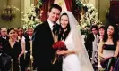  ?? Landmark Media/Alamy ?? World at their feet … Perry and Courteney Cox tie the knot in Friends. Photograph: