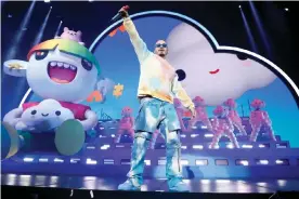  ??  ?? Arguably Colombia’s biggest cultural export … J Balvin performing in New York. Photograph: Taylor Hill/Getty Images