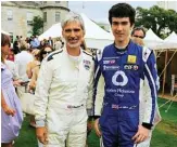  ??  ?? Damon Hill (sopra con il padre Graham) ha vinto 22 Gran premi di Formula 1 e il Mondiale del 1996 con la WilliamsRe­nault. Graham, morto in un incidente aereo nel 1975, è stato a sua volta campione del mondo nel 1962 e 1968. Damon/Graham Hill