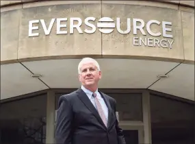  ?? Arnold Gold / Hearst Connecticu­t Media ?? Eversource Energy CEO Joseph Nolan at the company's corporate office in Hartford on April 12.