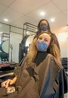  ?? JASON DORDAY/STUFF ?? Katie Hunt travelled from Glenfield to get a keratin treatment at FMK Hair Design in Onehunga yesterday morning.