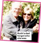  ??  ?? Ruth’s dad forgot who she was