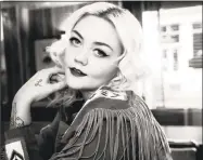  ?? Contribute­d photo ?? Singer, songwriter and actress Elle King is set to perform at the College Street Music Hall in New Haven on Saturday night November 3rd