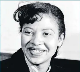  ?? Island Mayibuye Archives Photo: Eli Weinberg/Robben ?? A lifetime of service: Sophia Williams-de Bruyn, an iconic figure in the 1956 march, and later, a provincial legislator.