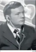  ?? RTVE ?? Neil Armstrong en ‘La Clave’, 1976.